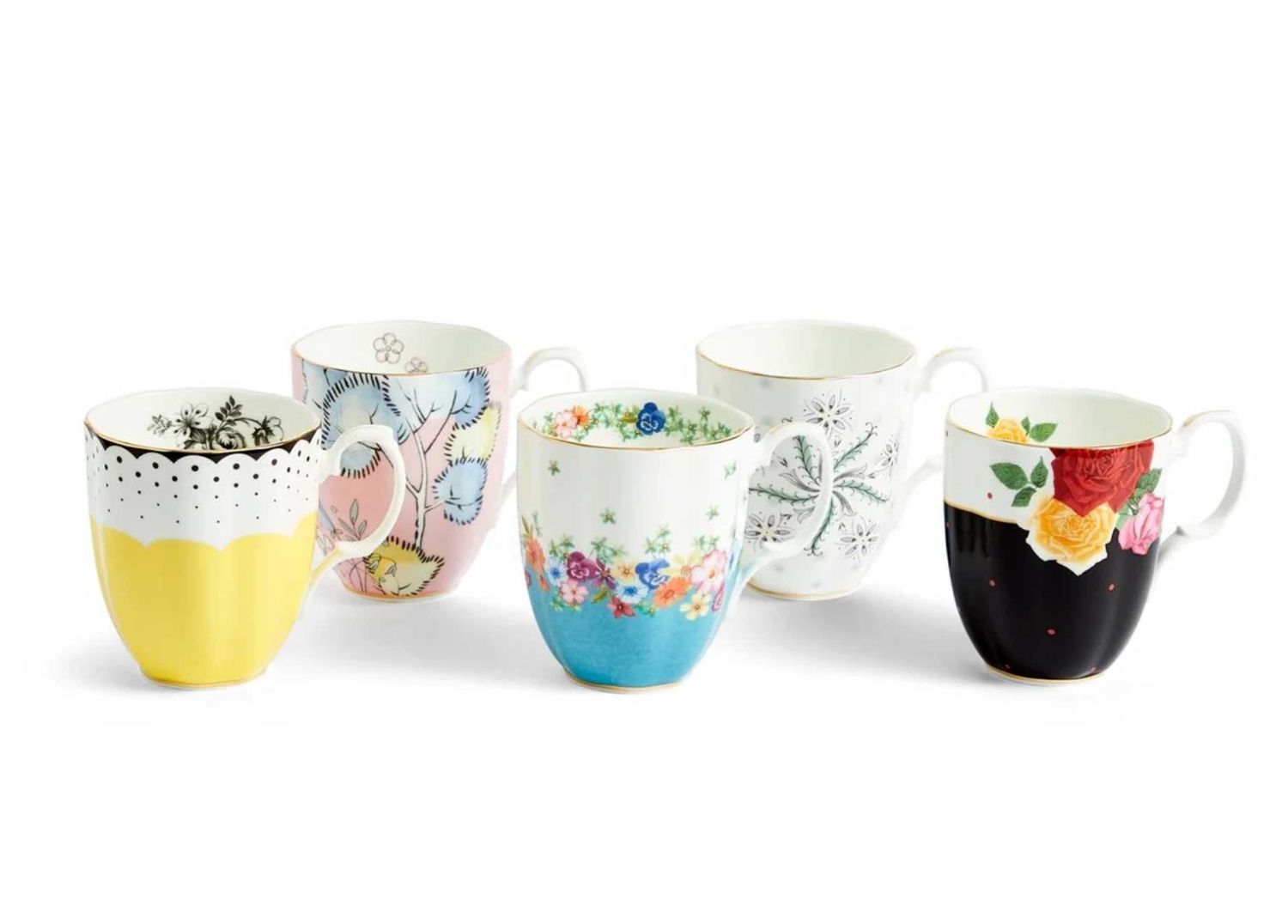 Royal Albert 100 Years Mug 400ml 13.5oz 1920 - 1960 Set of 5 1072630, 701587482738
