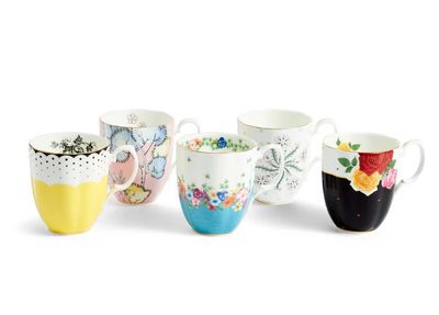 Royal Albert 100 Years Mug 400ml 13.5oz 1920 - 1960 Set of 5 1072630, 701587482738