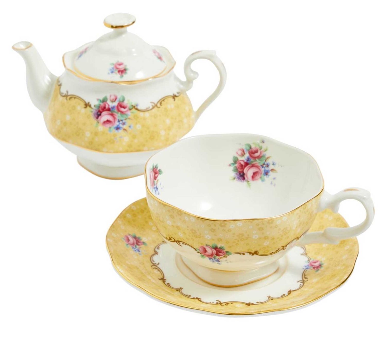 Royal Albert 100 Years Tea for One 500ml 16.9floz Bouquet 1990 1069387, 701587478298