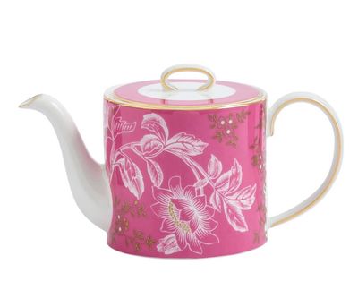 Wedgwood Wonderlust Pink Tonquin Teapot 500ml 16.9oz 1078224, 701587489997