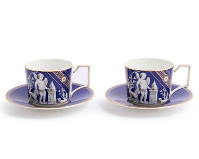 Wedgwood Renaissance Gold Teacup Saucer 250ml 8.45oz Set of 2 1076487, 701587485814
