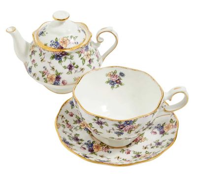 Royal Albert 100 Years Tea for One 500ml 16.9floz English Chintz 1940 1069385, 701587478274