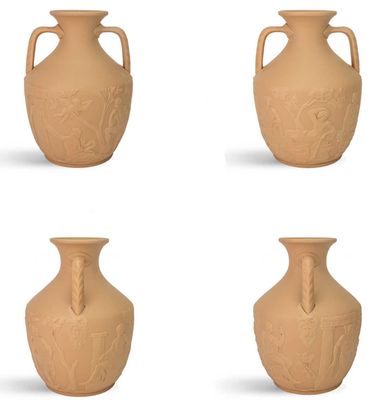 Wedgwood Portland Vase Large Flaxen 10.24 Inch 1075606, 701587485043