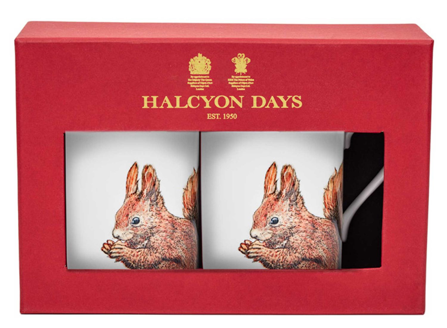 Halcyon Days Woodland Wildlife Squirrel Mug Set of 2 BCWWS03MSN, 5056327822356