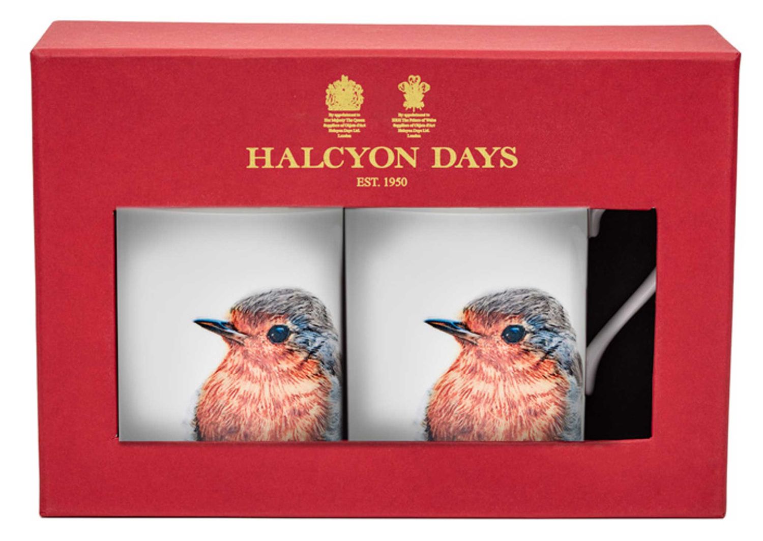 Halcyon Days Woodland Wildlife Robin Mug Set of 2 BCWWR03MSN, 5056327822349