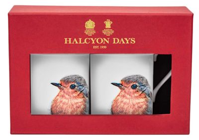 Halcyon Days Woodland Wildlife Robin Mug Set of 2 BCWWR03MSN, 5056327822349