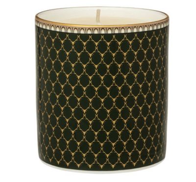 Halcyon Days Antler Trellis Green U/L Candle BCGAT09CAG, 5055273107036