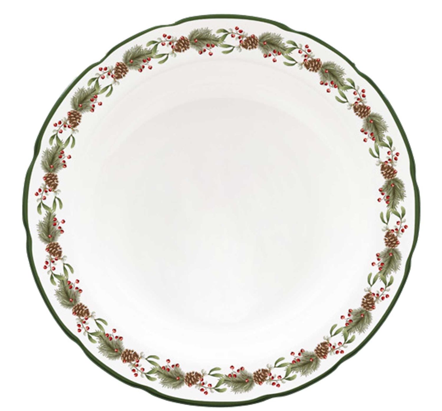 Halcyon Days Garland 8 Inch Scalloped Plate BCGAR098AC, 5056327822110