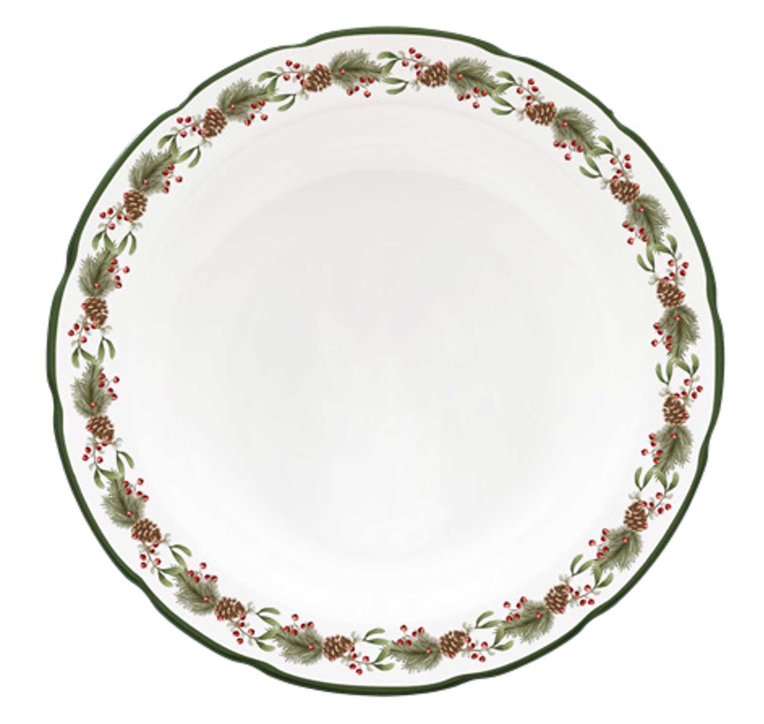 Halcyon Days Garland 6 Inch Scalloped Plate BCGAR096AC, 5056327822134