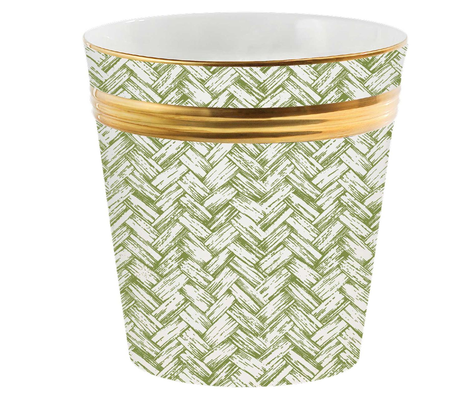Halcyon Days NC Basket Weave Green Cahepot L/S BCNCB09PLC, 5056327821229