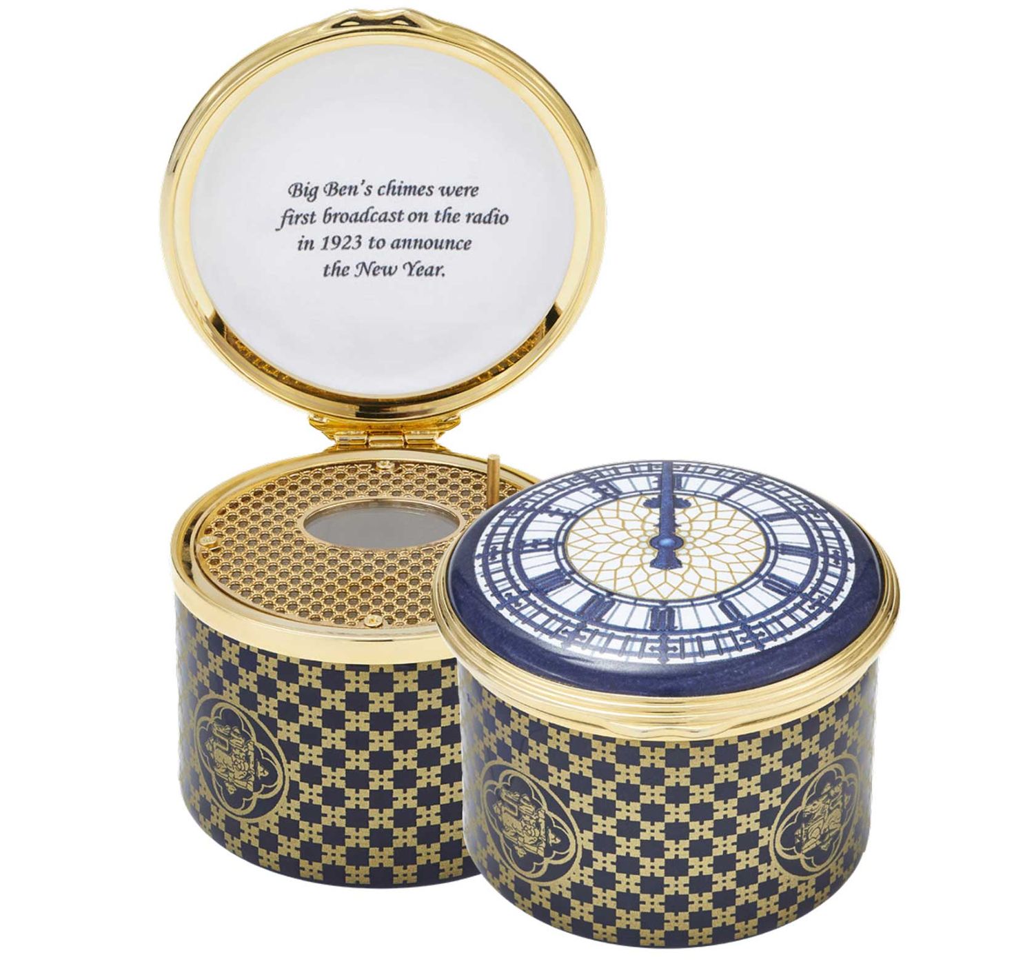 Halcyon Days Big Ben Chimes 100th Anniversary plays Westminster Chimes Box ENBBC0133MG, 50563278127…