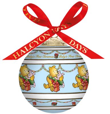 Halcyon Days Baby�s First Christmas 3 Inch Bauble Ornament BCWBC10XBN, 5056327822264