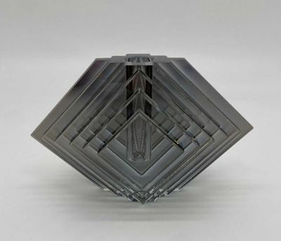 Tizo Crystal Glass Vase Smoke Small Deco PH570VSSM