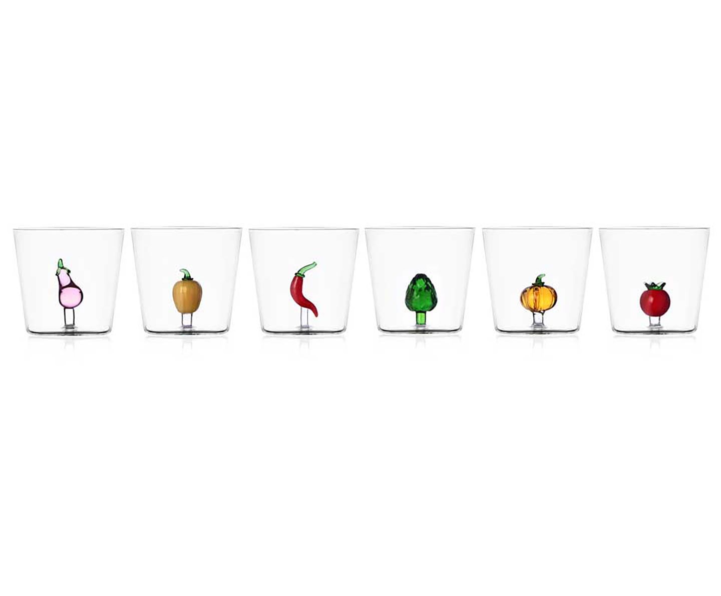 Ichendorf Vegetables Set 6 Piece Tumbler Assorted IC997.095, 790955196780, 8032397062080