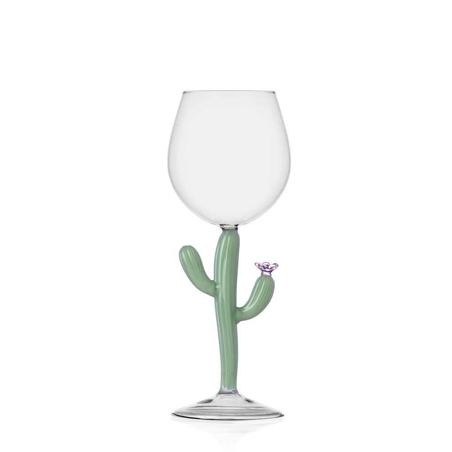 Ichendorf Desert Plants Stemmed Glass Cactus matte Green 9.5 oz IC354.318, 790955304925, 8032397065…