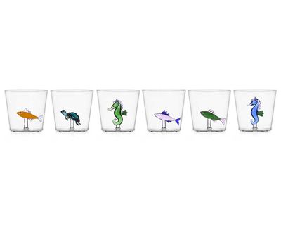 Ichendorf Marine Garden Set 6 Piece Tumbler Assorted 11.8 oz IC997.134, 790955196803, 8032397064992