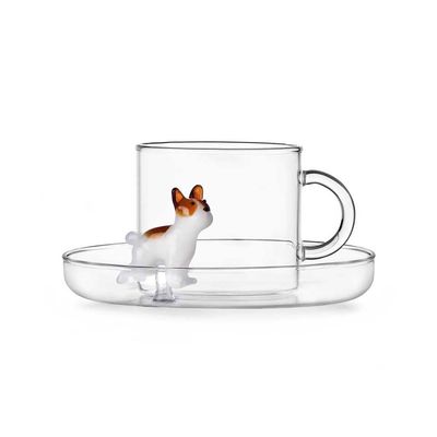 Ichendorf Dogs Tea Cup with Saucer French Bulldog 10.1 oz IC354.304, 790955314856, 8032397065814