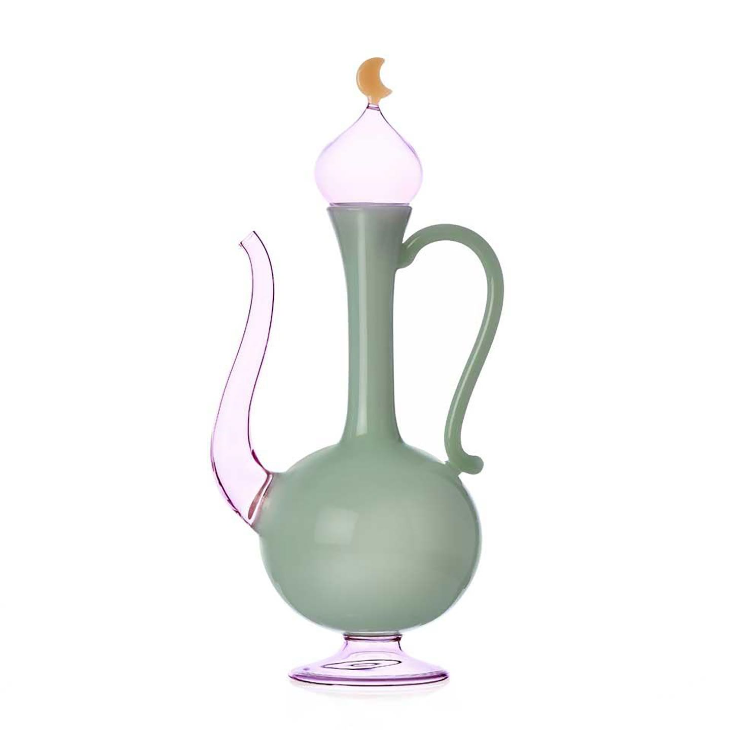 Ichendorf Sogni D&#39;Oriente Green Pink Jug with Moon IC354.400, 790955315150, 8032397067887