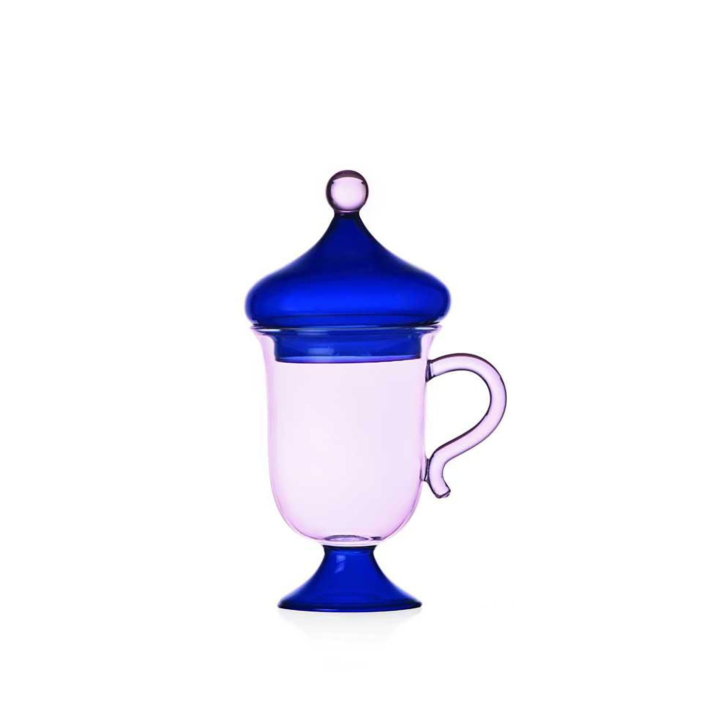 Ichendorf Sogni D&#39;Oriente Lilac Mug with Blue Lid IC354.408, 790955315235, 8032397067962