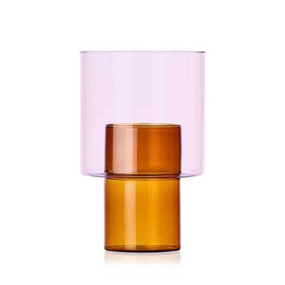 Ichendorf Boreale Vase B Amber-Pink 8.07 Inch IC313.356, 790955304741, 8032397066323