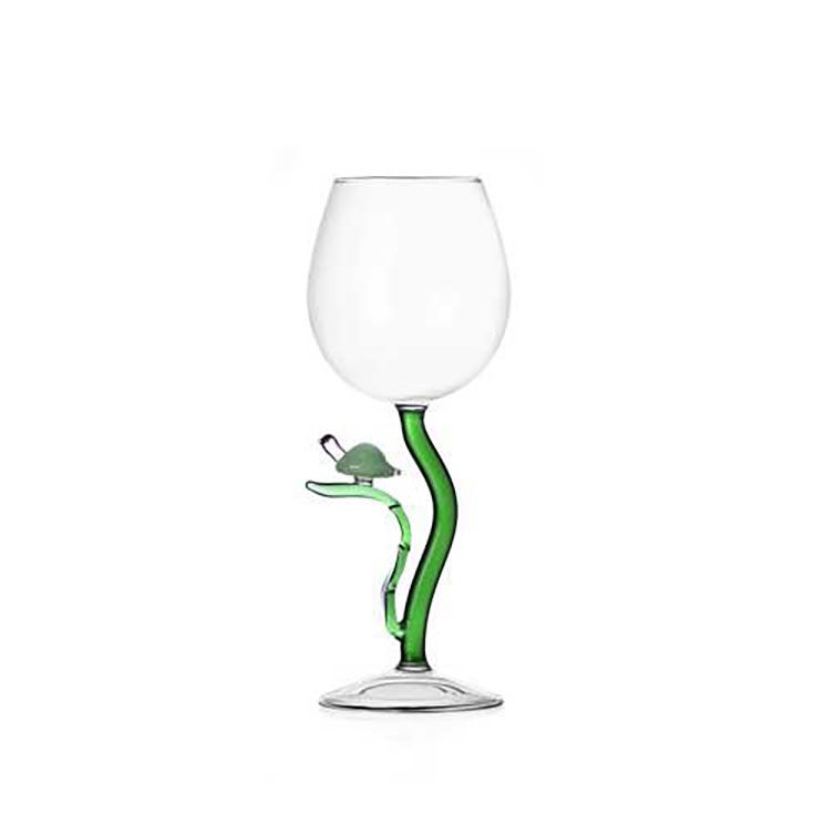 Ichendorf Animal Farm Wine Goblet Glass Turtle 11.8 oz IC352.234, 790955314382, 8032397068235