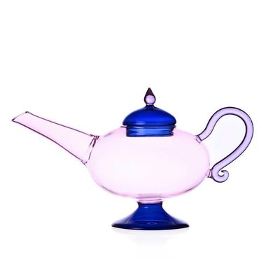 Ichendorf Sogni D&#39;Oriente Pink Teapot Blue Lid IC354.413, 790955315280, 8032397068259