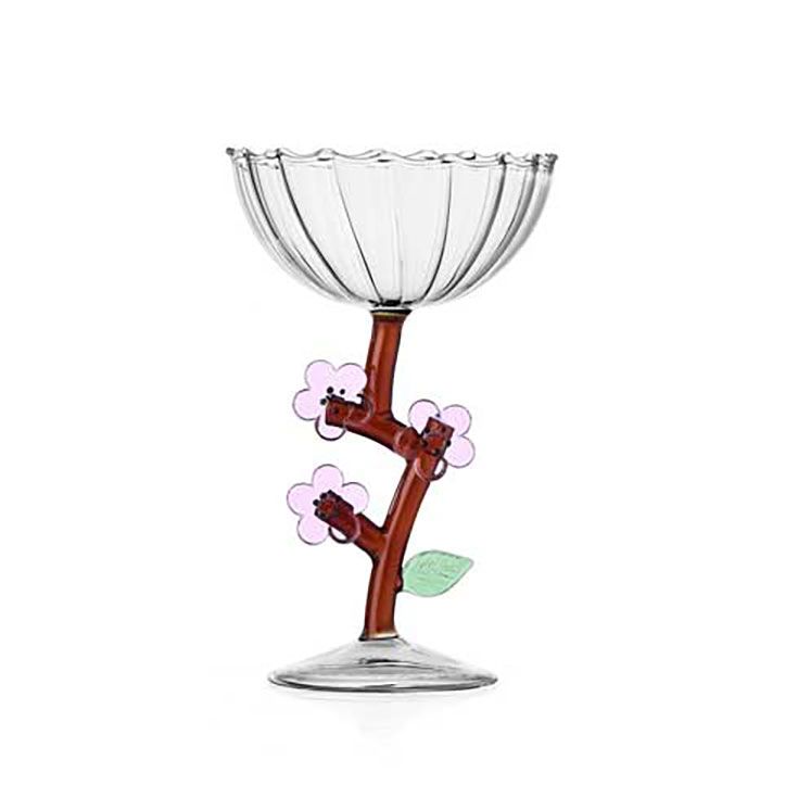 Ichendorf Botanica Champagne Bowl Peach Blossom 9.5 oz IC354.277, 790955304833, 8032397065531