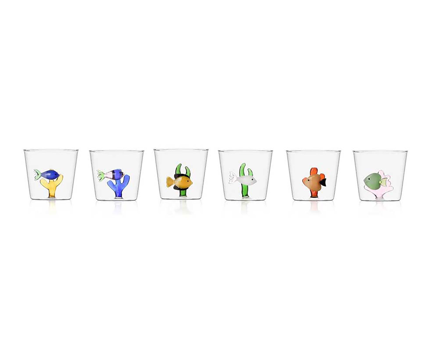 Ichendorf Marine Garden Set 6 Piece Tumbler Assorted 11.8 oz IC352.053S, 790955196728, 8032397053644