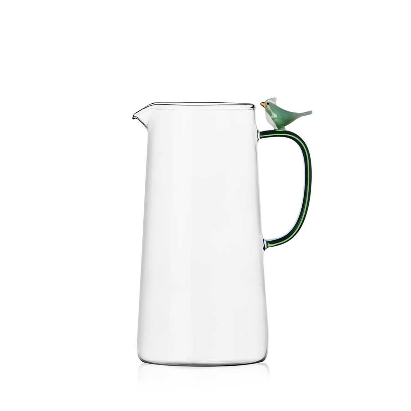Ichendorf Birds Jug Green Bird 7.7 Inch IC352.236, 790955314405, 8032397067740
