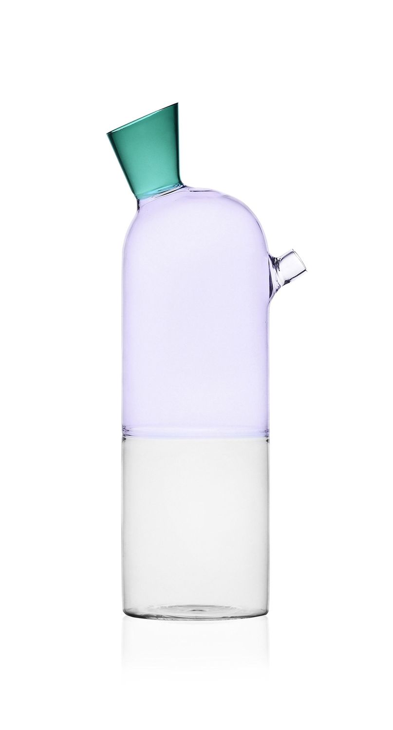 Ichendorf Travasi Bottle Clear Lilac Green 33.8 oz IC352.033, 790955380981, 8032397048794
