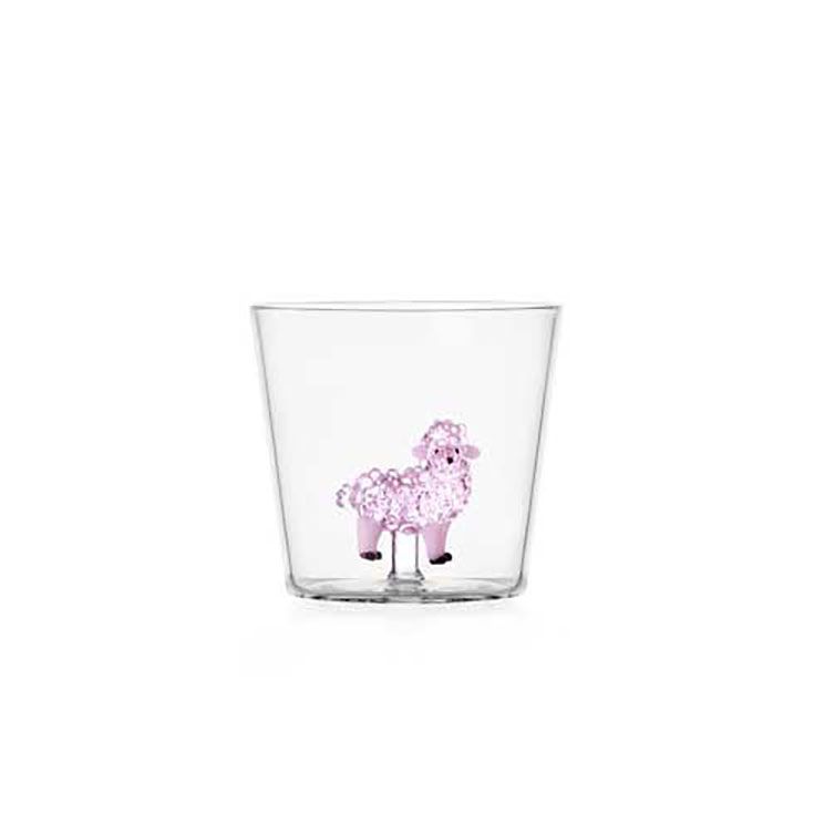 Ichendorf Animal Farm Tumbler Pink Sheep 11.8 oz IC352.229, 790955314337, 8032397068105