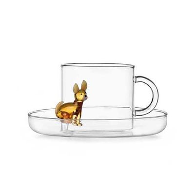 Ichendorf Dogs Tea Cup with Saucer Chihuahua 10.1 oz IC354.308, 790955314832, 8032397065791
