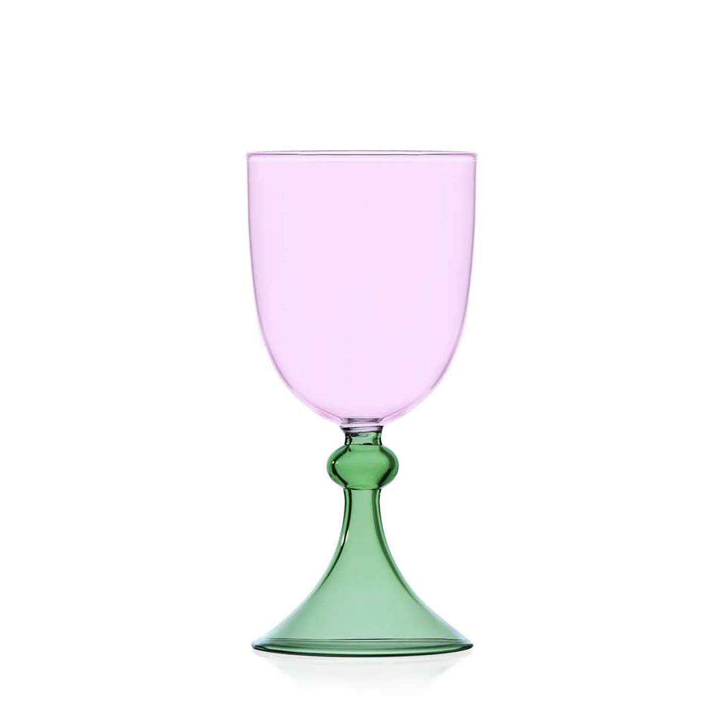 Ichendorf Tamigi Goblet Pink-Green 10.1 oz IC313.340, 790955305328, 8032397066200