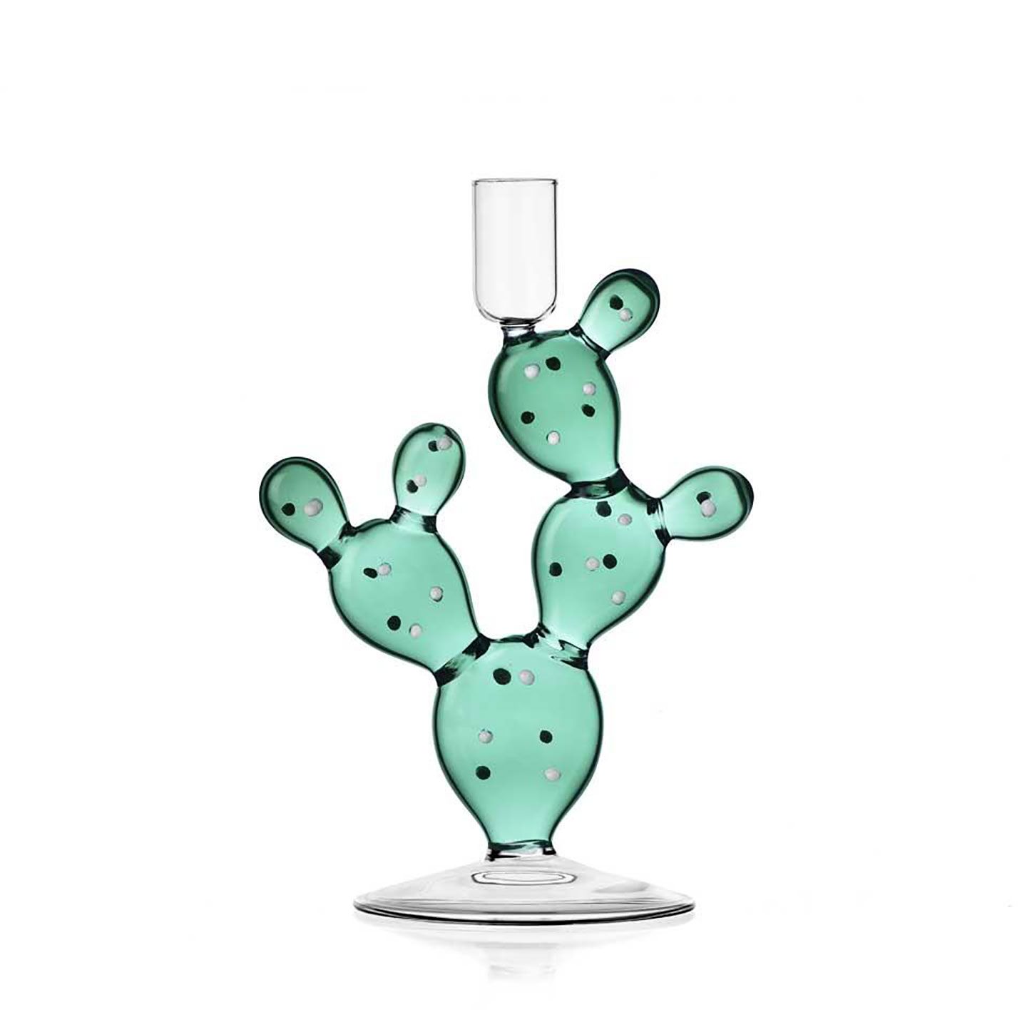 Ichendorf Desert Plants Candleholder Turquise Cactus 8.3 Inch IC352.252, 790955314665, 8032397067641