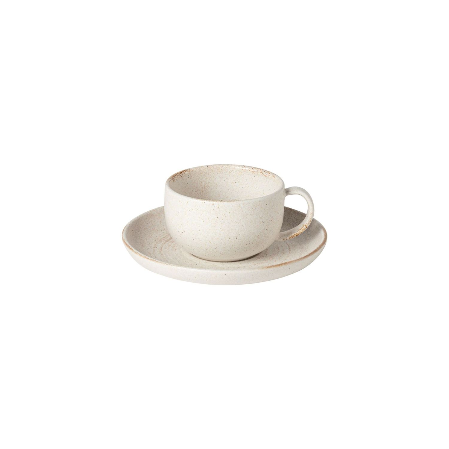 Casafina Vermont Cream Tea Cup and Saucer, XOCS01-CRM, 840289051597
