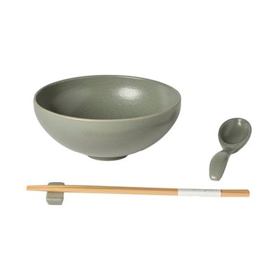 Casafina Pacifica Artichoke Ramen Bowl Set, XOSS02-ART, 840289089910