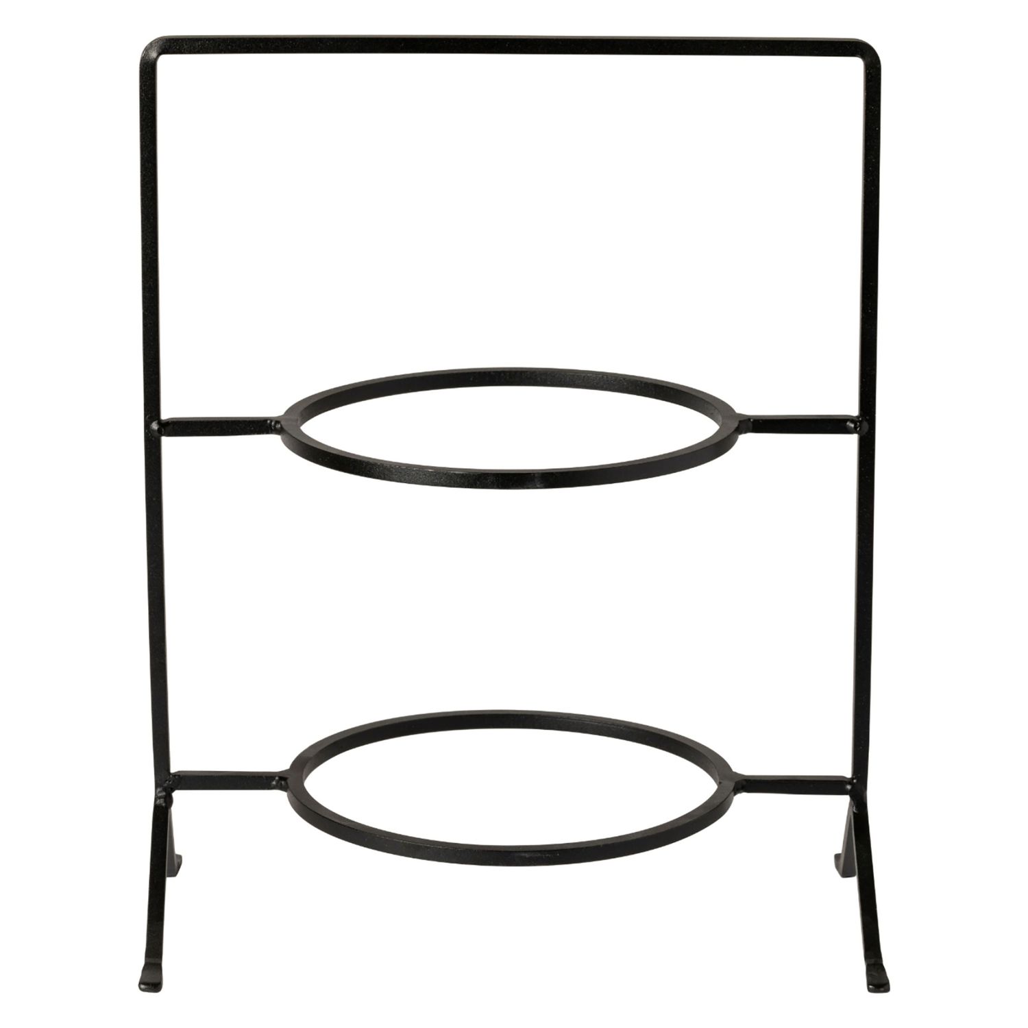 Costa Nova Plano Metallic black 2 Round Stage Metallic Holder, O30176-MET, 5606739957100