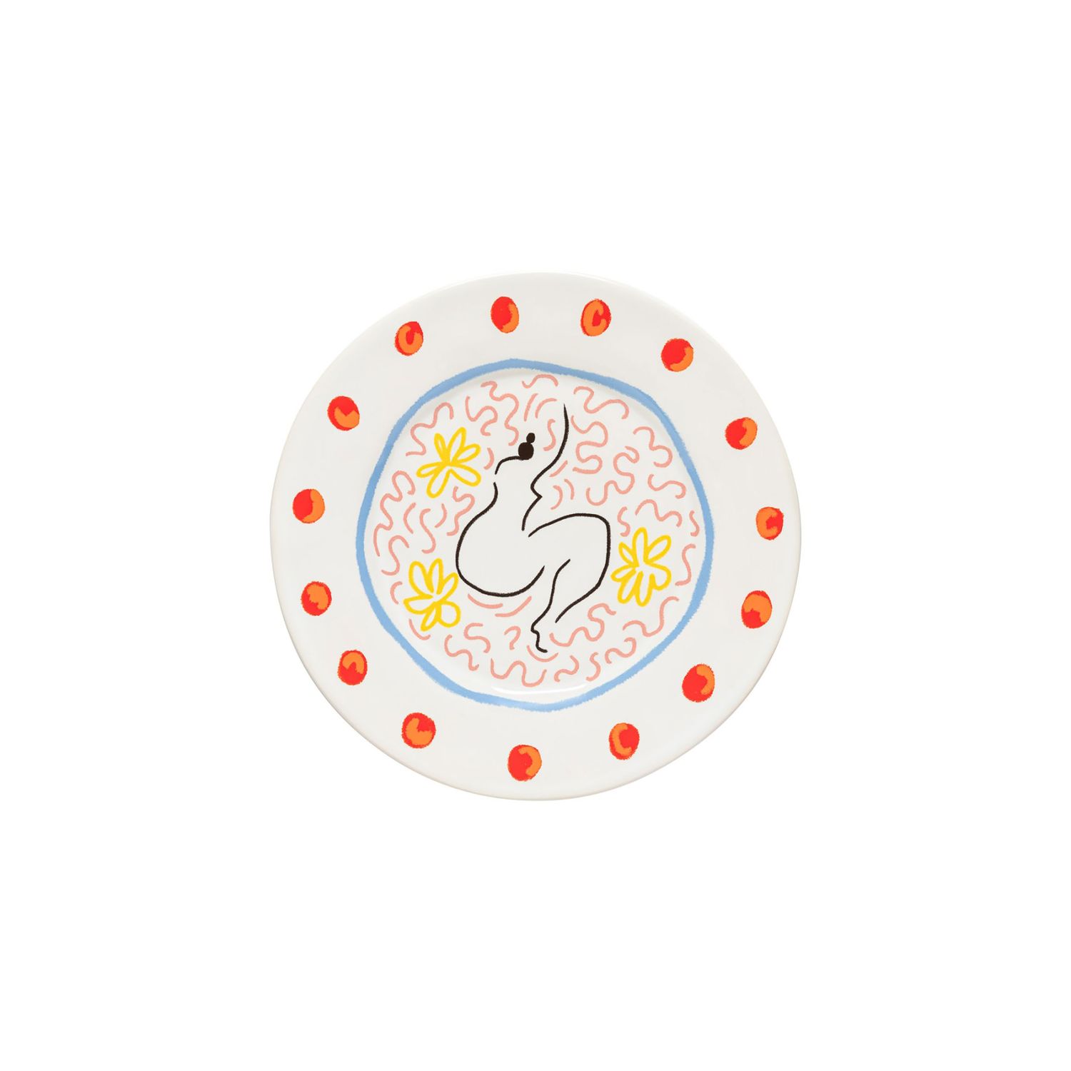 Costa Nova Summer Bliss Lady Salad Dessert Plate, DEP221-LDY, 5606739979263