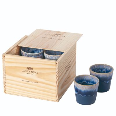 Costa Nova Grespresso Denim Gift Box 8 Lungo Cups, LSCS12-DEN, 5606739960001
