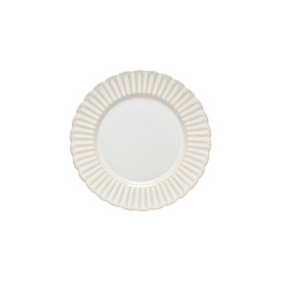Costa Nova Cristal White Salad Dessert Plate, STP222-WHI, 5606739974756
