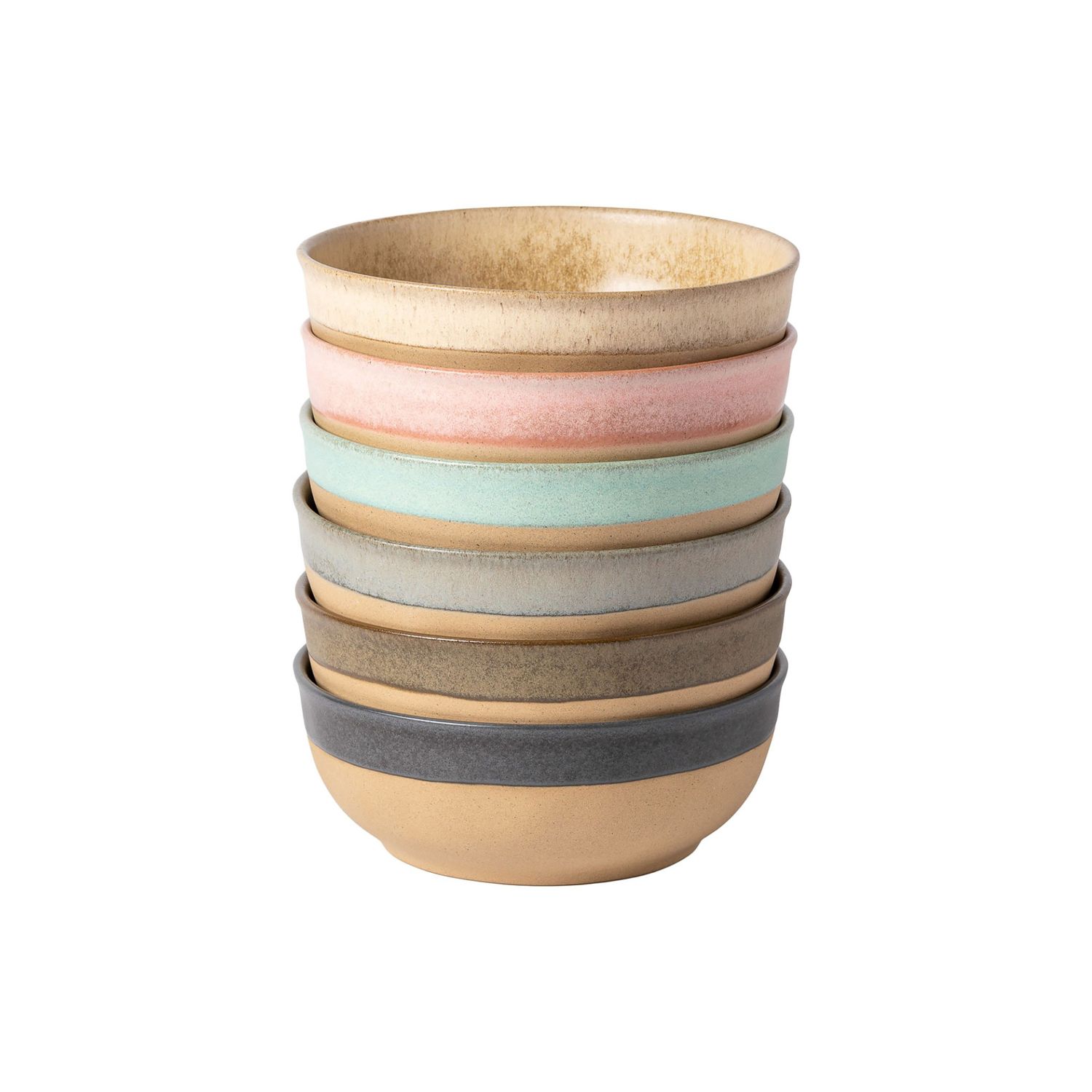 Costa Nova Arenito Multicolor Set 6 Poke Bowls, 2RTSS02-MLT, 5606739971533