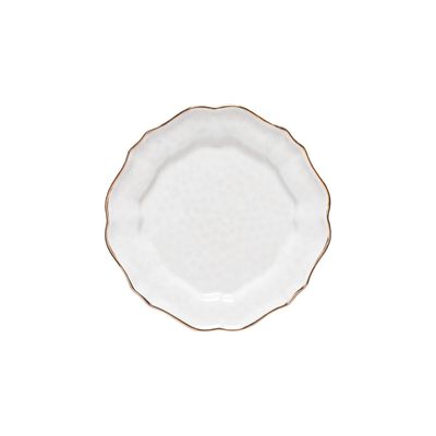 Casafina Impressions White-gold Salad Plate, IM502-WGD, 840289011881