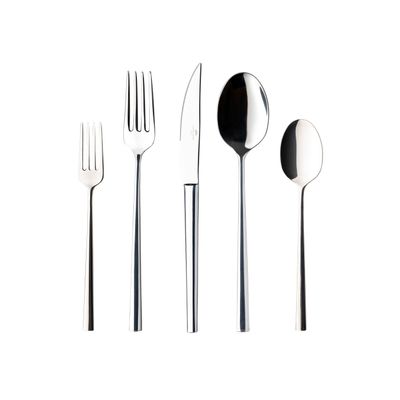 Costa Nova Vela Polished Flatware 5 Piece Place Setting, C20786-POL, 5606739974398