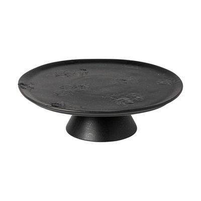 Costa Nova Boutique - Professional items Black moon Footed Plate, LSP284-BKM, 5606739961732
