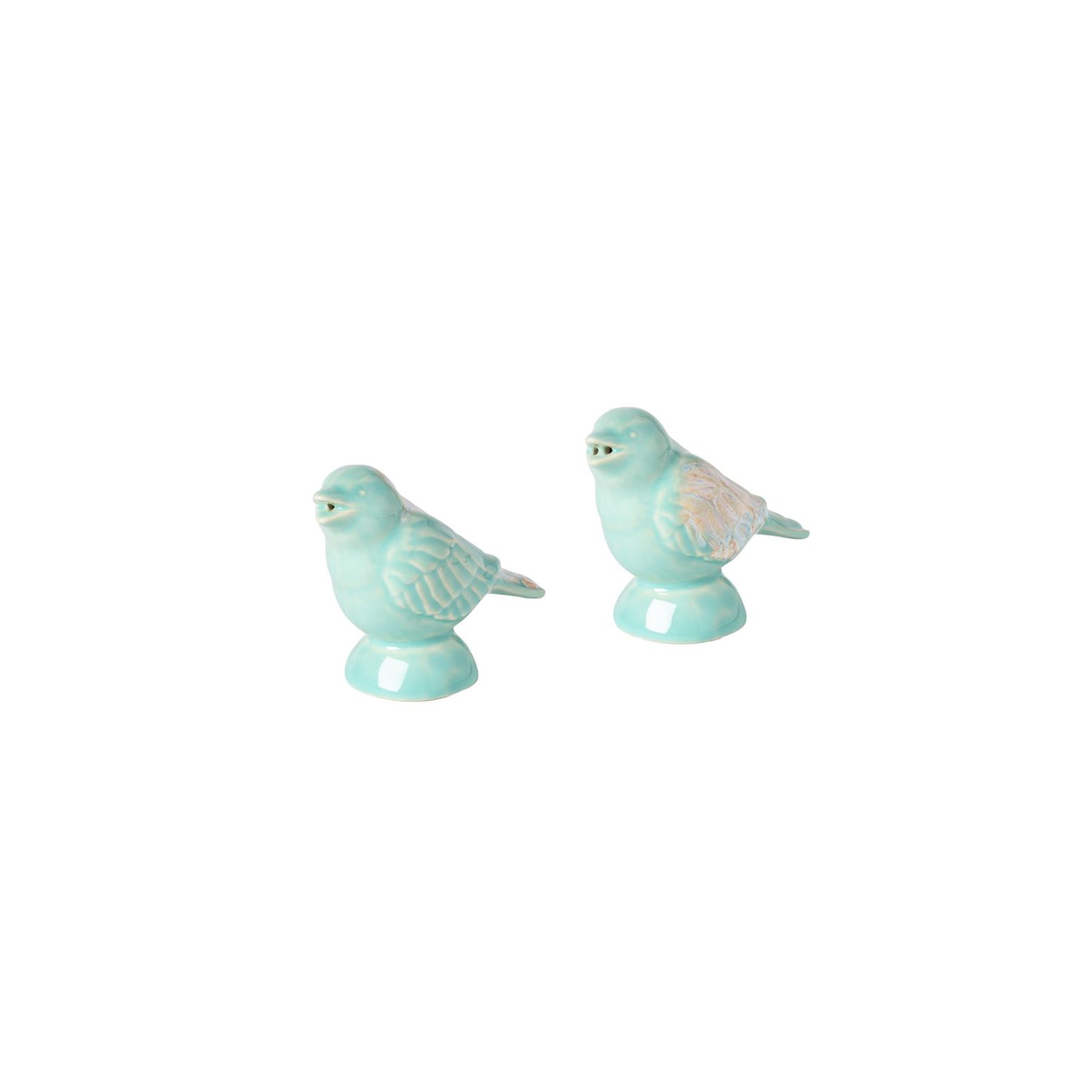 Casafina Taormina Aqua Salt and Pepper Shaker Sparrow, DDS03-AQU, 840289069547