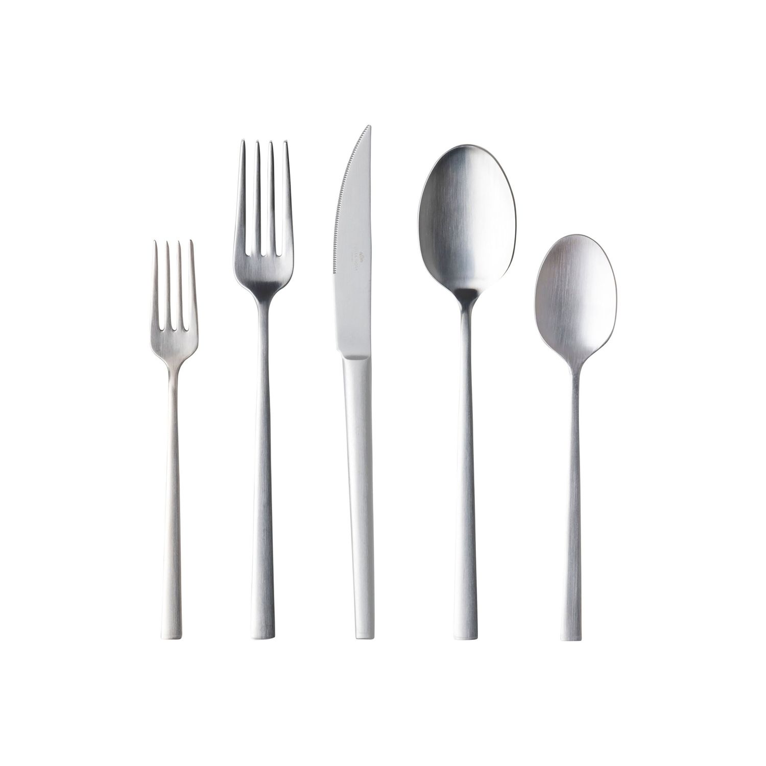 Costa Nova Vela Brushed Flatware 5 Piece Place Setting, C20784-BRS, 5606739974374