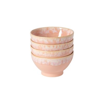 Costa Nova Latte Bowls Soft pink Set 4 Latte Bowls, DSS09-PNK, 5606739976491