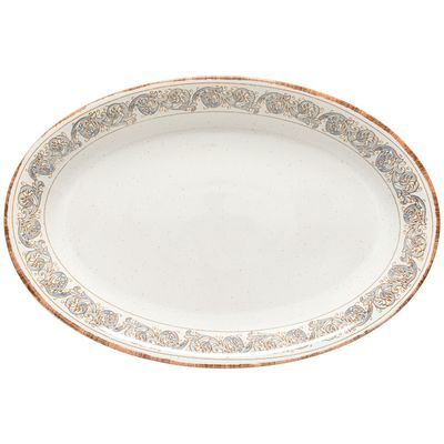 Casafina Sardegna White-Blueberry Oval Platter, SD745-WBL, 840289051962