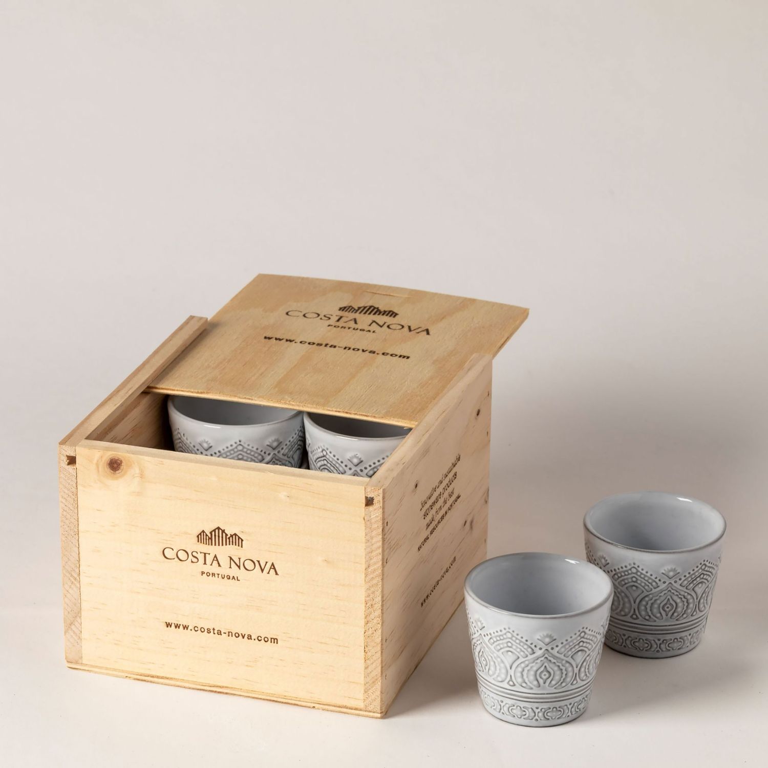 Costa Nova Grespresso Ecogres (world of coffee) White Kenya Gift Box 8 Espresso Cups, 1EXCS02E-WKN,…