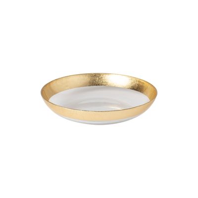 Casafina Camilla Gold Glass Band Pasta Bowl, V10328-GLD, 840289064276